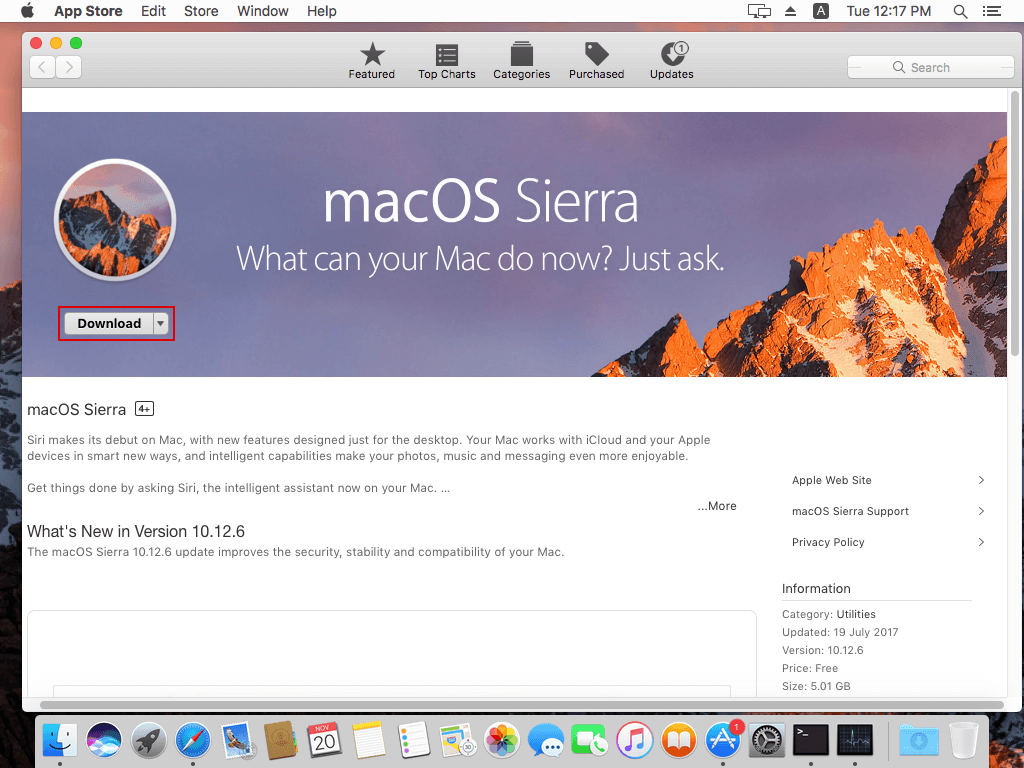 Download mac os high sierra dmg